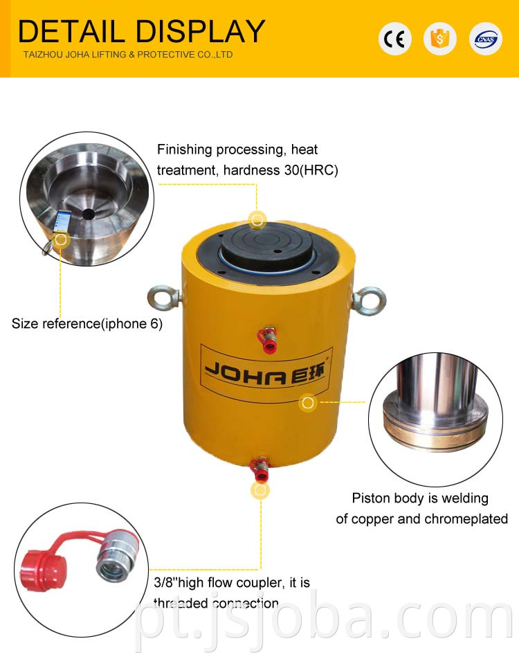 JRR-15032 100 150 Ton Hydraulic Bottle Jack Cylinder